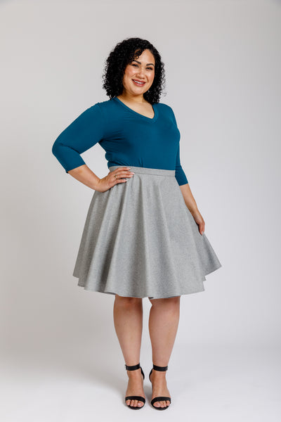 Veronika Curve Skirt Free Sewing Pattern | Megan Nielsen Patterns