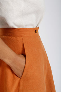 Cascade skirt pattern