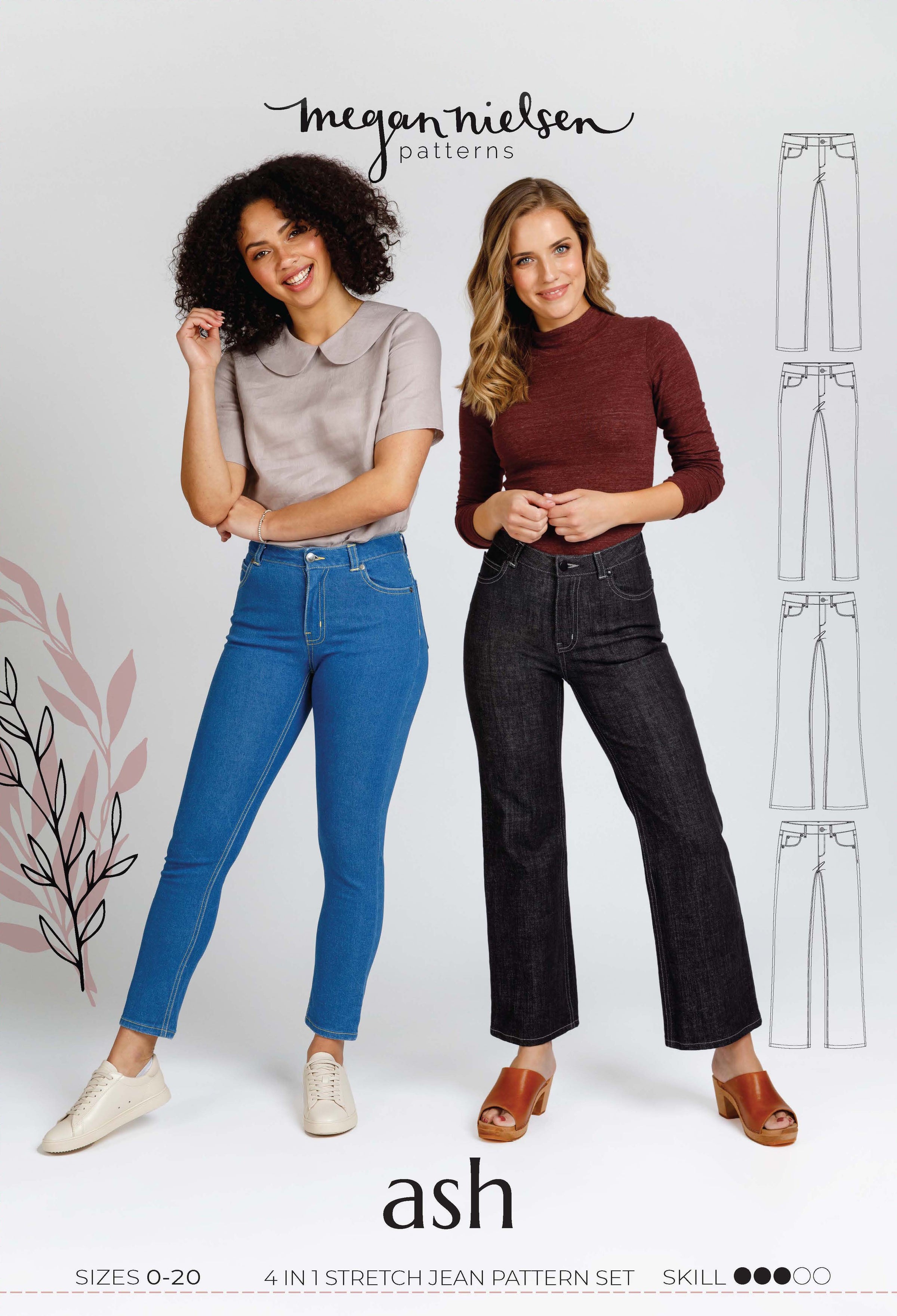 Ash Jeans (4 in 1!) pattern