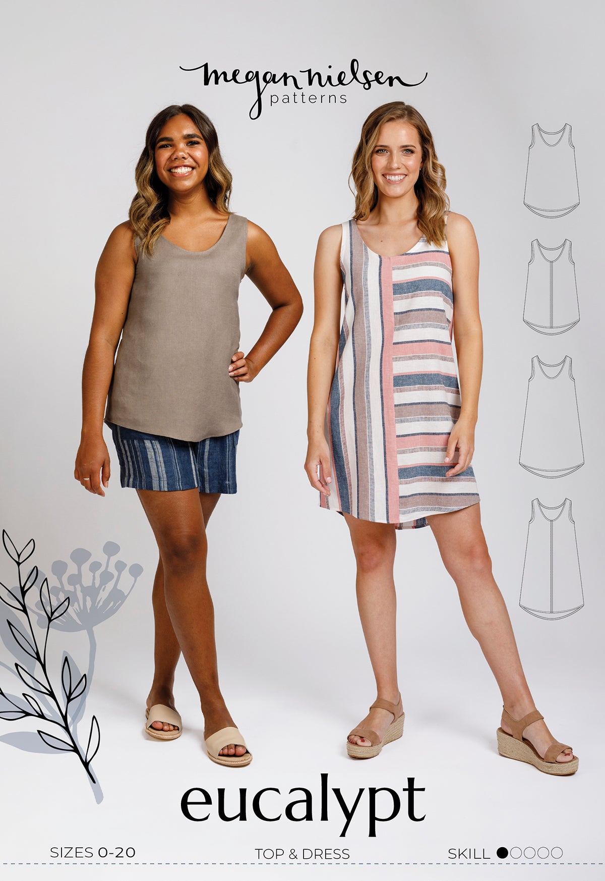Eucalypt Woven Tank & Dress Sewing Pattern | Megan Nielsen Patterns Eucalypt Woven Tank & Dress Sewing Pattern | Megan Nielsen Patterns