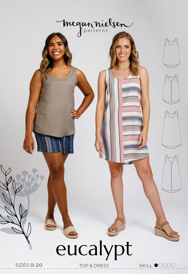 Eucalypt Woven Tank & Dress Sewing Pattern | Megan Nielsen Patterns