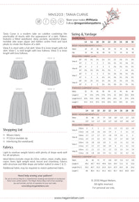 Tania Curve culottes pattern