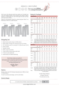 Ash Curve Jeans (4 in 1!) pattern