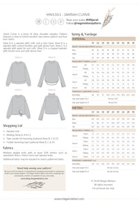 Jarrah Curve sweater pattern