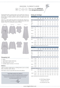 Floreat Curve dress & top pattern