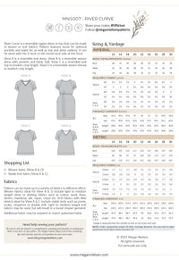 River Curve dress & top pattern