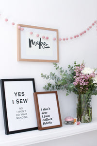 I Don't Sew Print