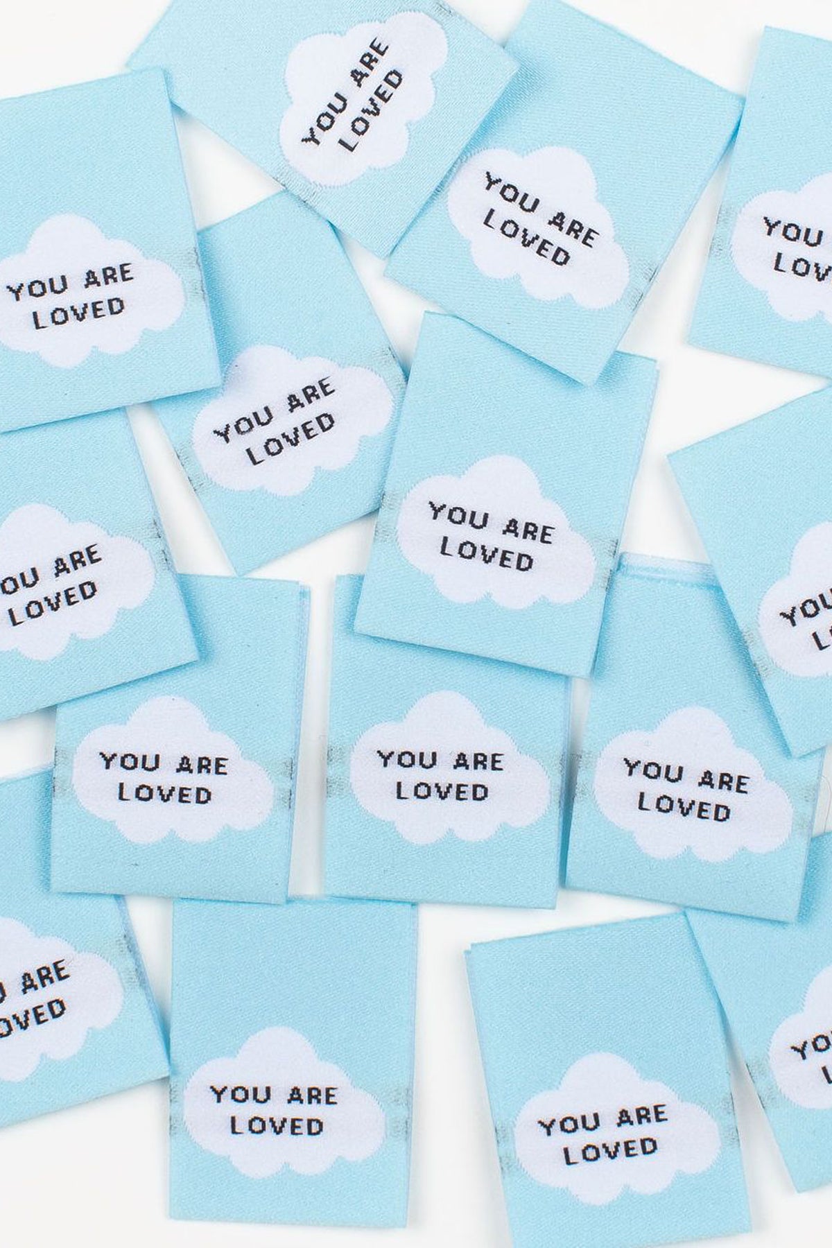"You are Loved" Woven Label
