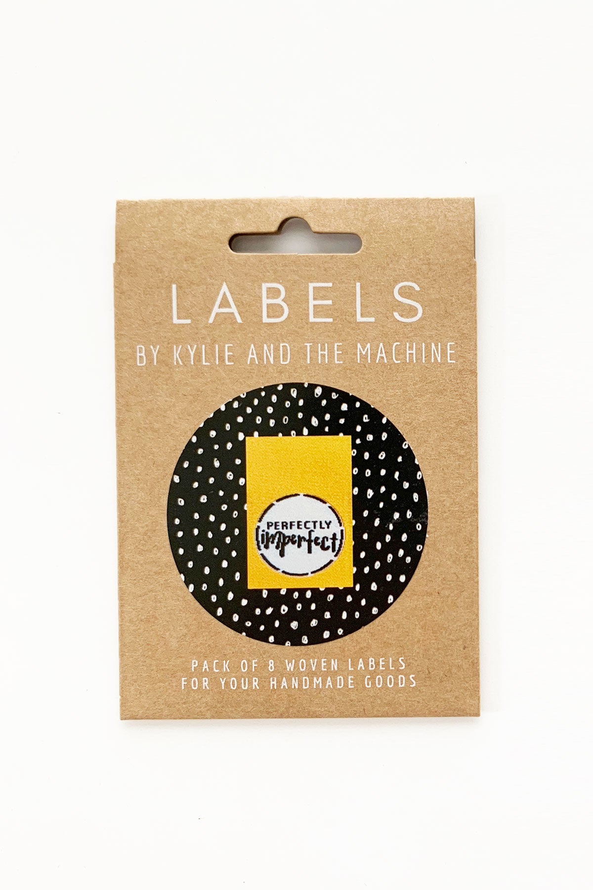 "Perfectly Imperfect" Woven Label