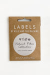"Natural Fibres" Woven Label