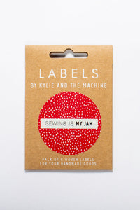 "Sewing is My Jam" Woven Label