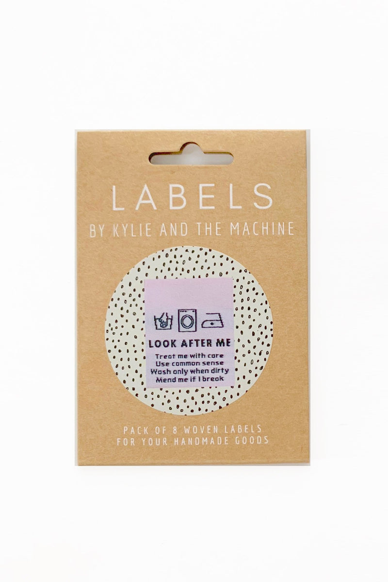 "Look After Me" Woven Label
