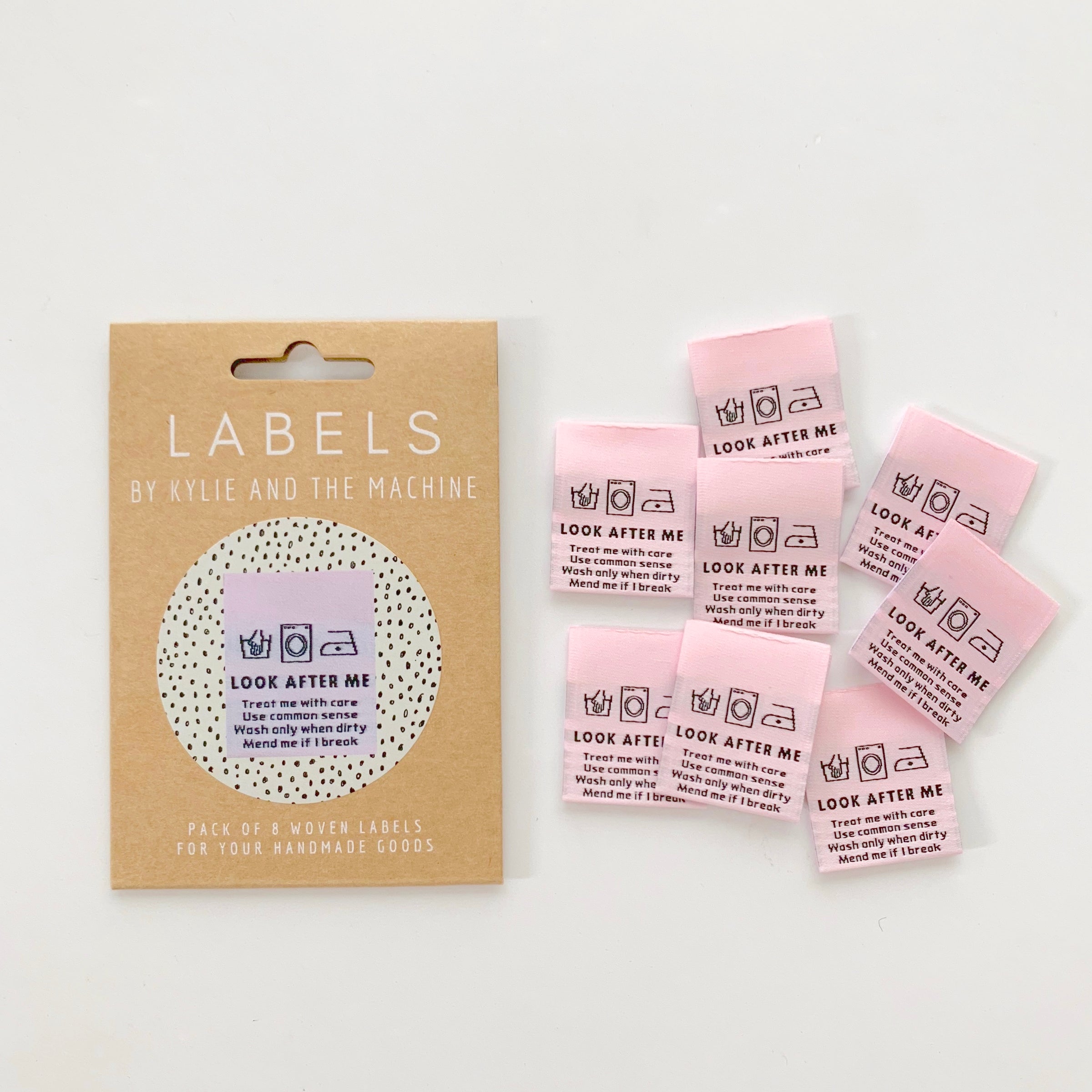 "Look After Me" Woven Label