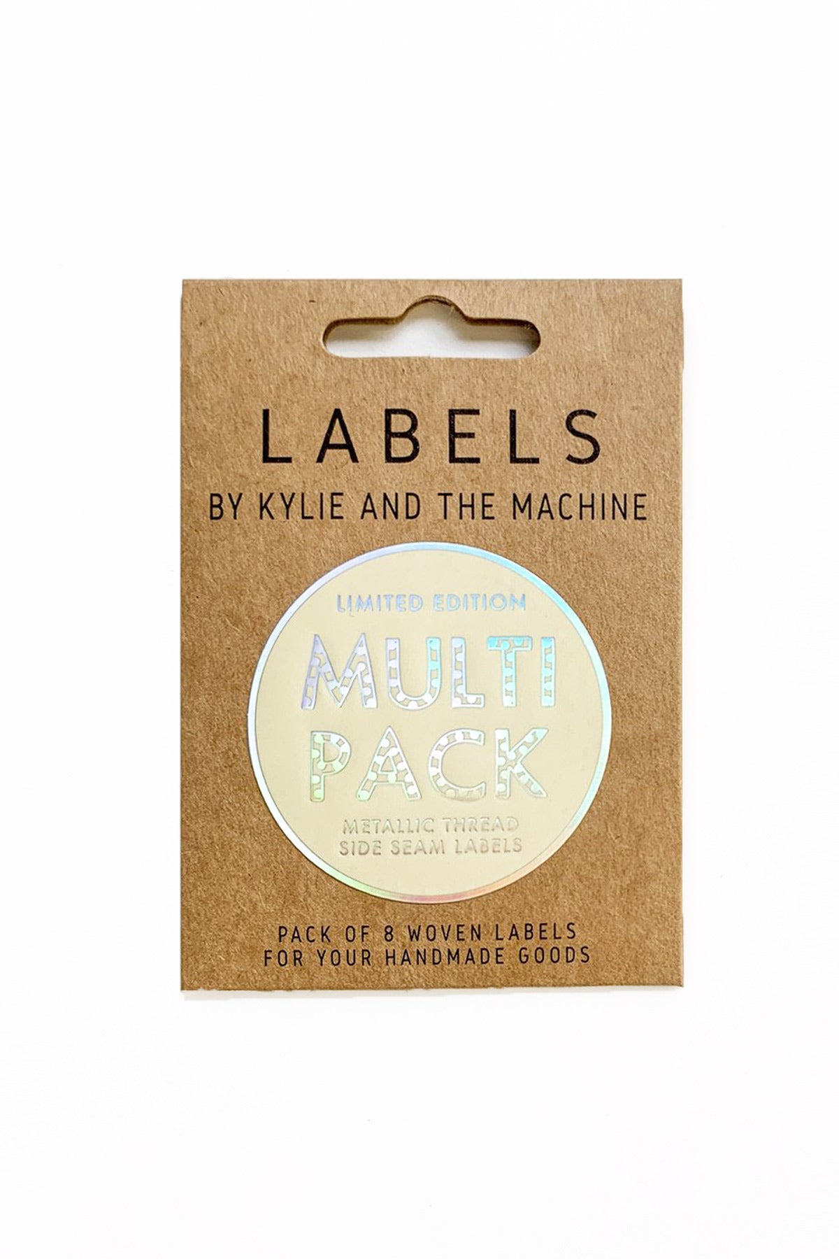 Limited Edition "Multipack Metallic" Side Seam Woven Labels