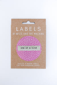 "One of a Kind" Woven Label