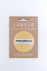 "Made With Love + Swear Words" Woven Label