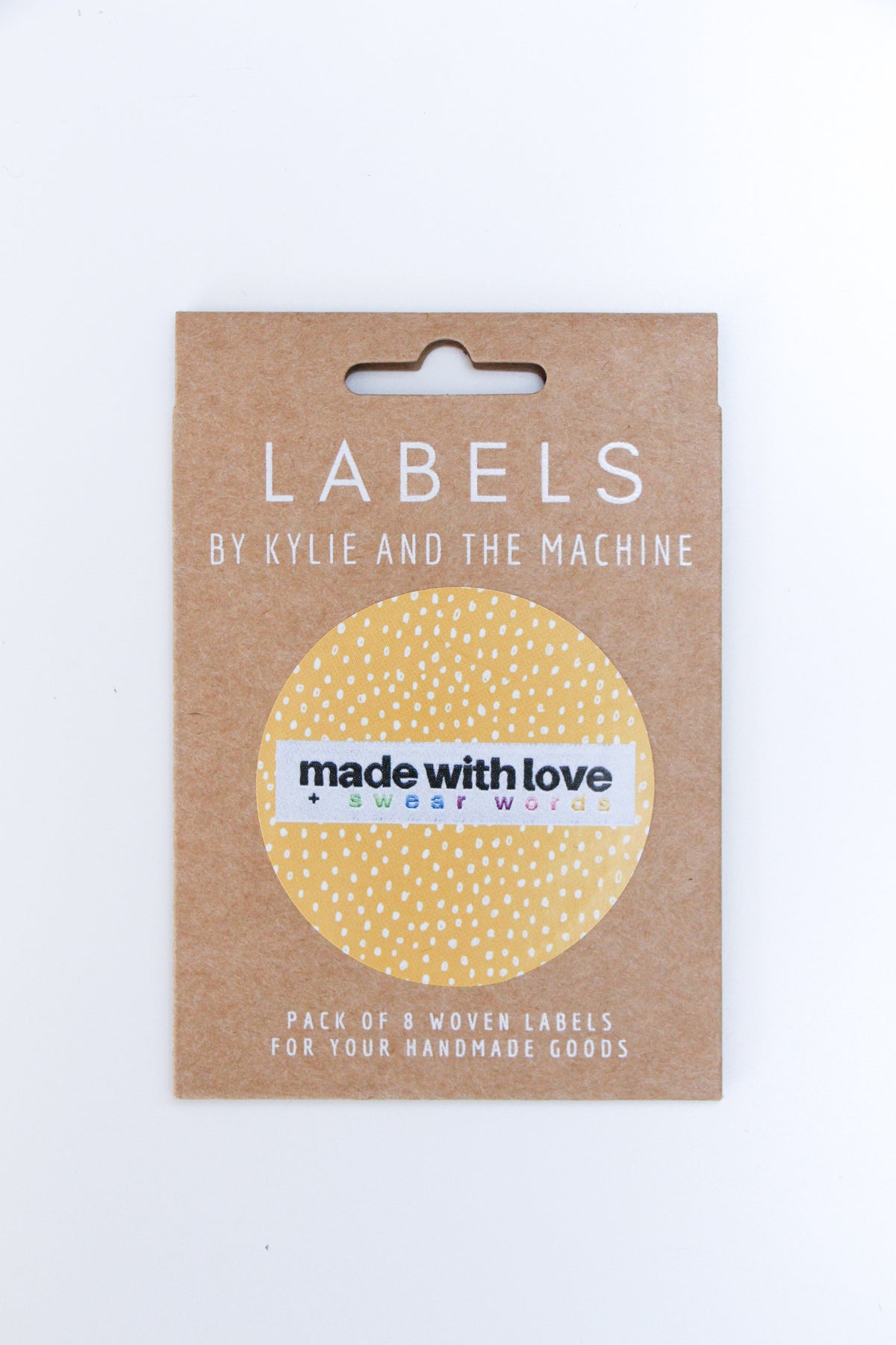 "Made With Love + Swear Words" Woven Label