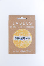 "Made With Love + Swear Words" Woven Label