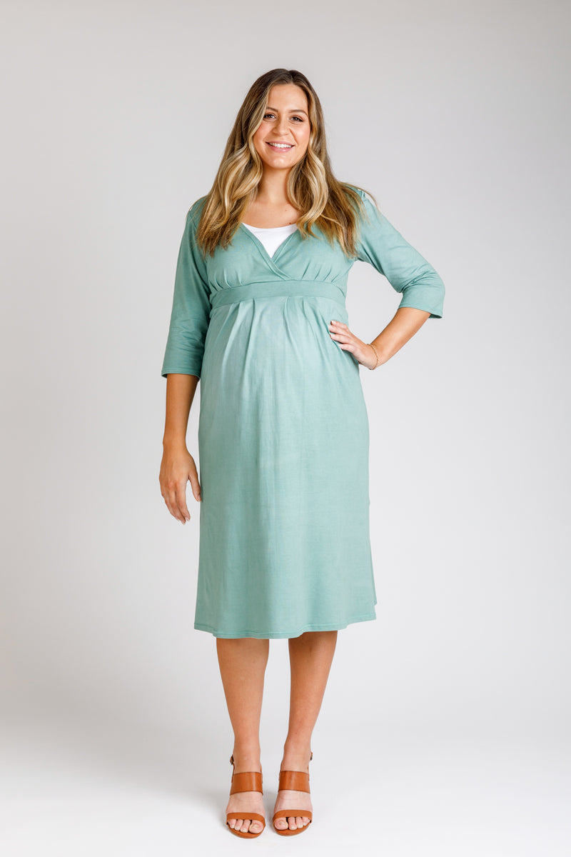 maternity evening dress pattern Maternity Holly Shift Dress Sewing Pattern| Womens Modest Dress Pattern main image 1
