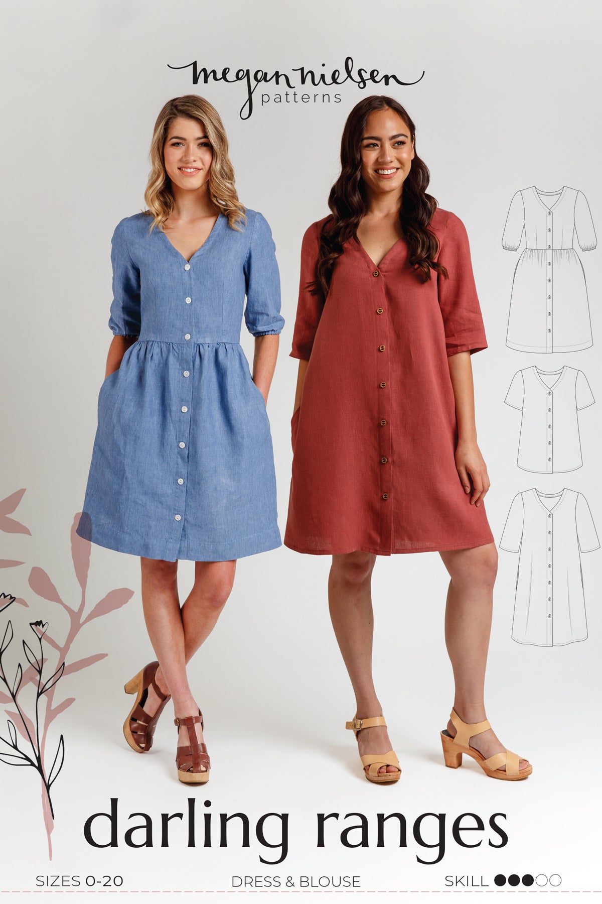 Darling Ranges dress & blouse pattern
