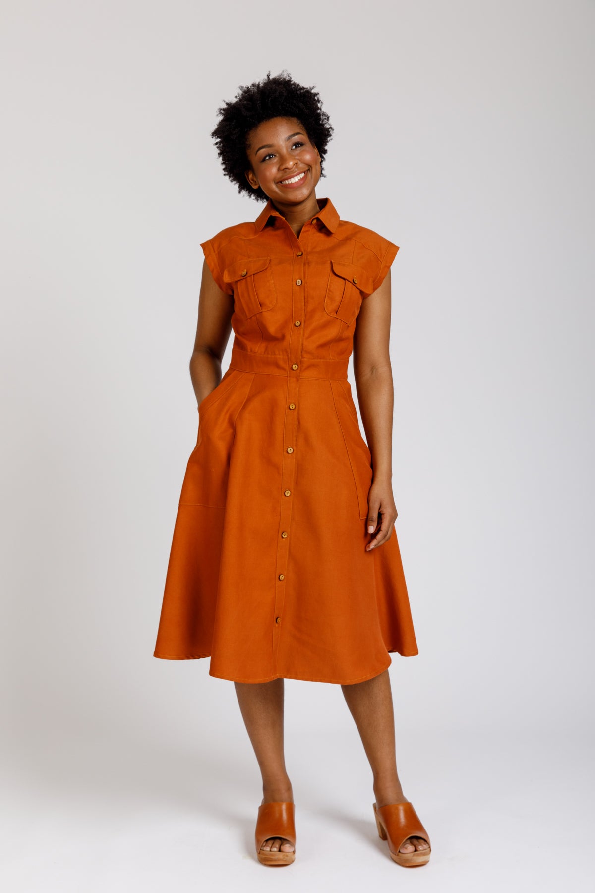 shirt dress pattern Edith Shirtdress It is a relaxed Digital Camp Shirt + Dress