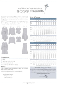 Floreat dress & top - Maternity pattern