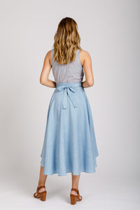 Cascade skirt pattern