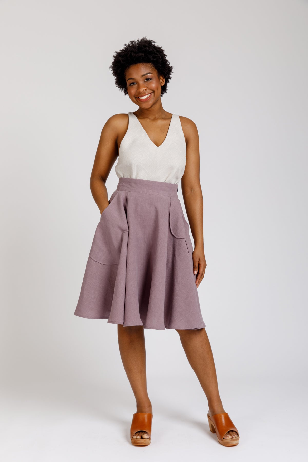 レディースウェア MARK & LONA Michelle Herring Skirt Veronika Skirt Free Sewing Pattern | Megan Nielsen Patterns