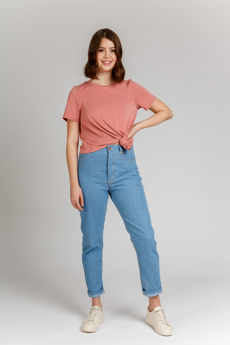 High Waisted Mom Jean In Now You Know - Just Jeans Online