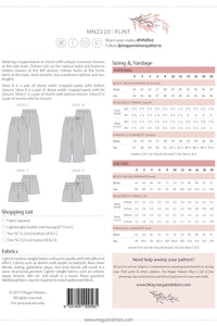 Flint pants and shorts pattern