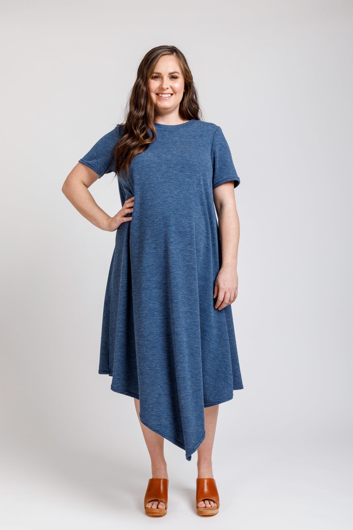 maxi dress multi Multi-Color Casual Maxi Dress, Shift Dress Multi Print / Large