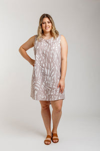 Eucalypt Curve woven tank top & dress pattern