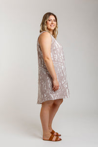 Eucalypt Curve woven tank top & dress pattern