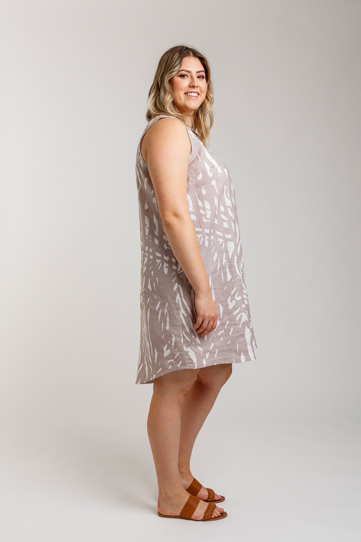 Eucalypt Curve woven tank top & dress pattern