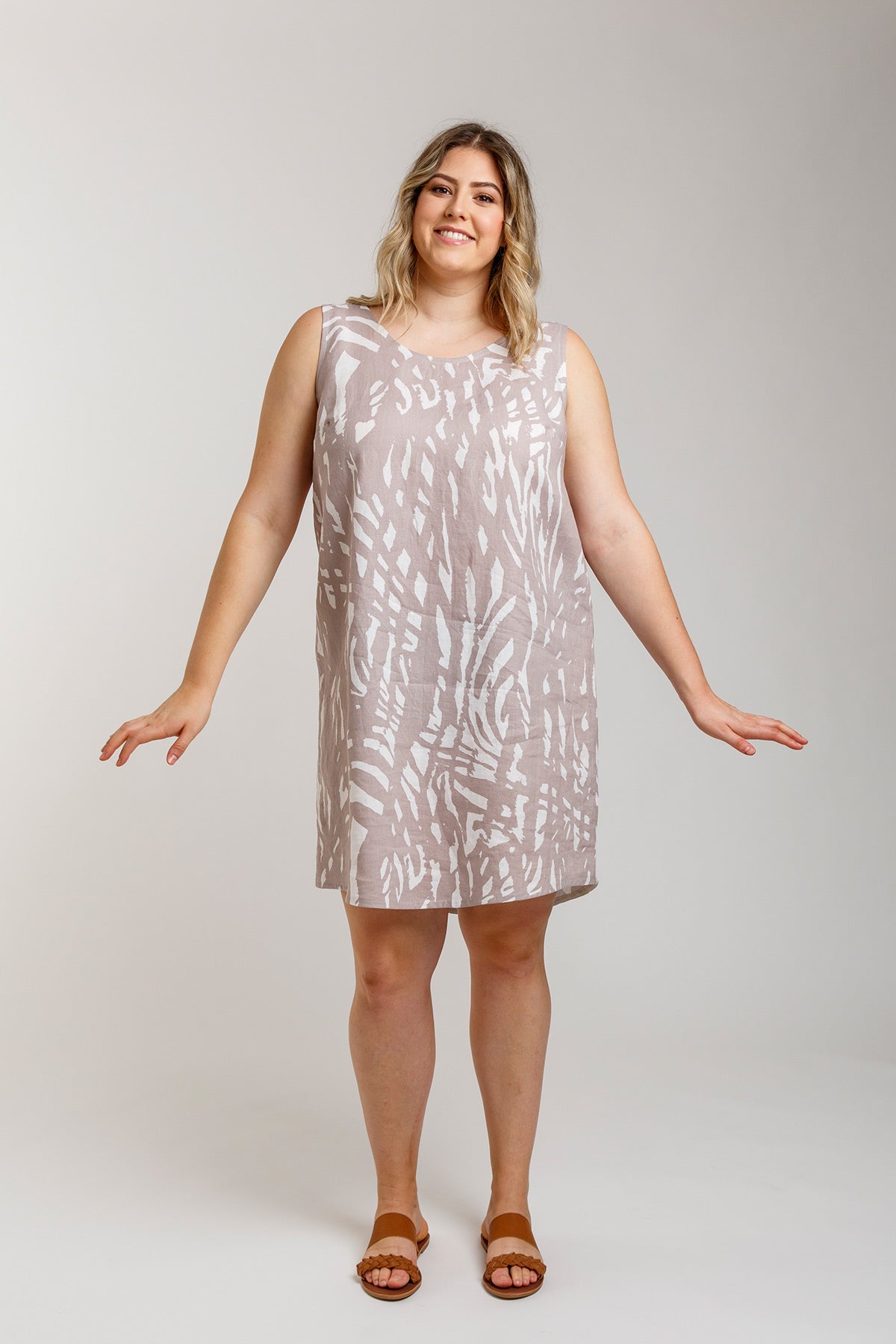 Eucalypt Curve woven tank top & dress pattern