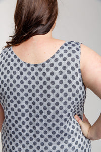 Eucalypt Curve woven tank top & dress pattern