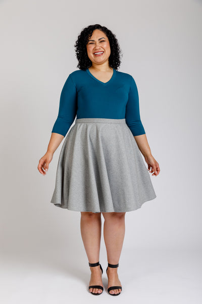 Veronika Curve Skirt Free Sewing Pattern | Megan Nielsen Patterns