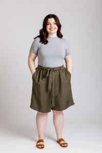 Rowan Curve bodysuit and tee pattern