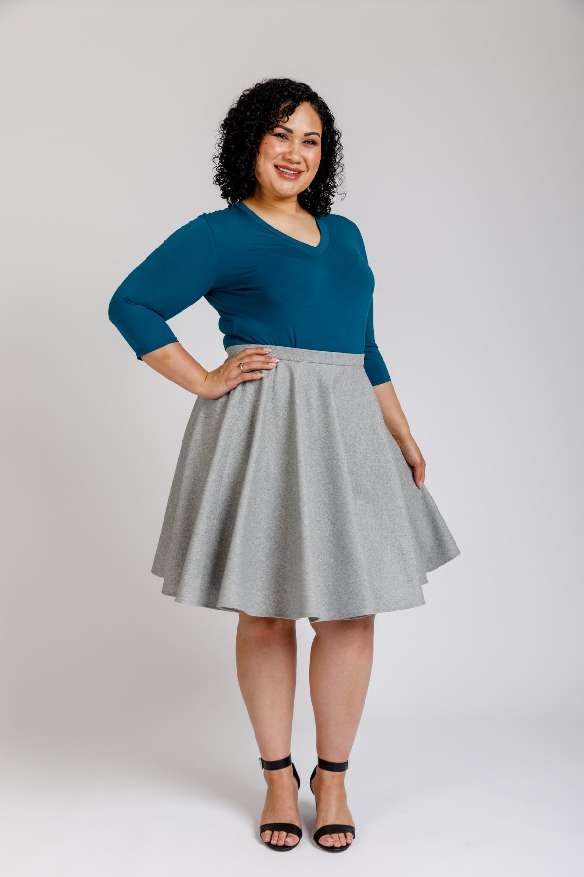 Rowan Curve bodysuit and tee pattern