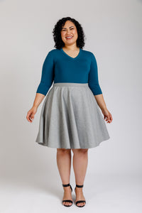 Rowan Curve bodysuit and tee pattern