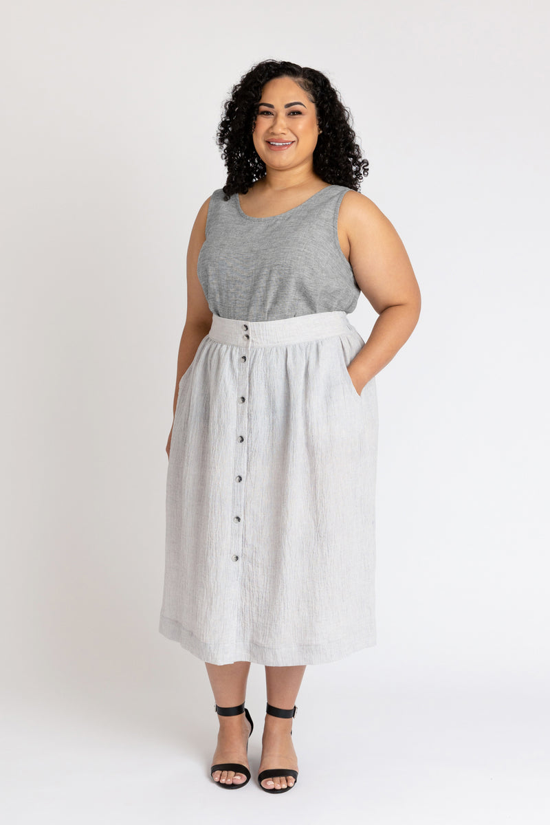Kelly Curve Skirt Sewing Pattern | Megan Nielsen Patterns