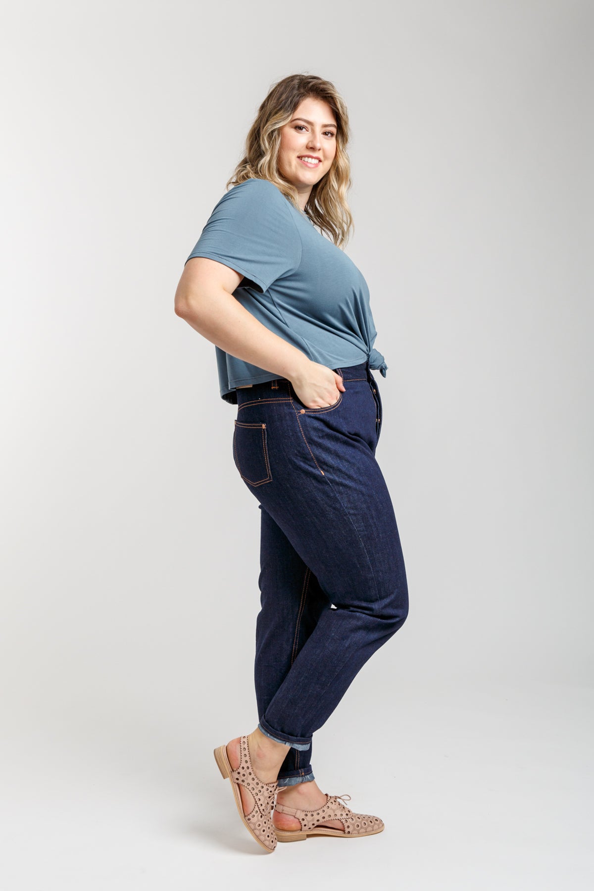 Dawn Curve jeans (4 in 1!) pattern