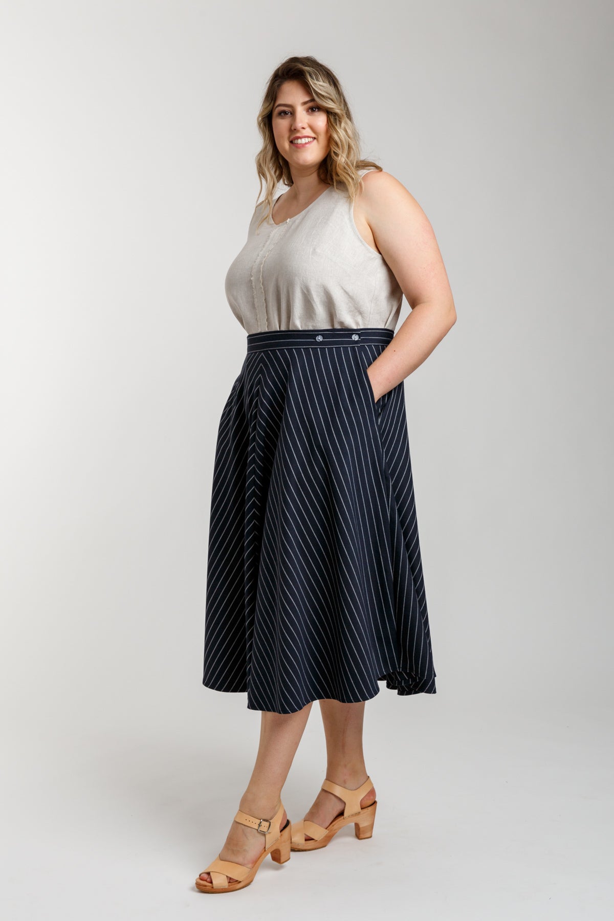 Wattle Curve skirt pattern