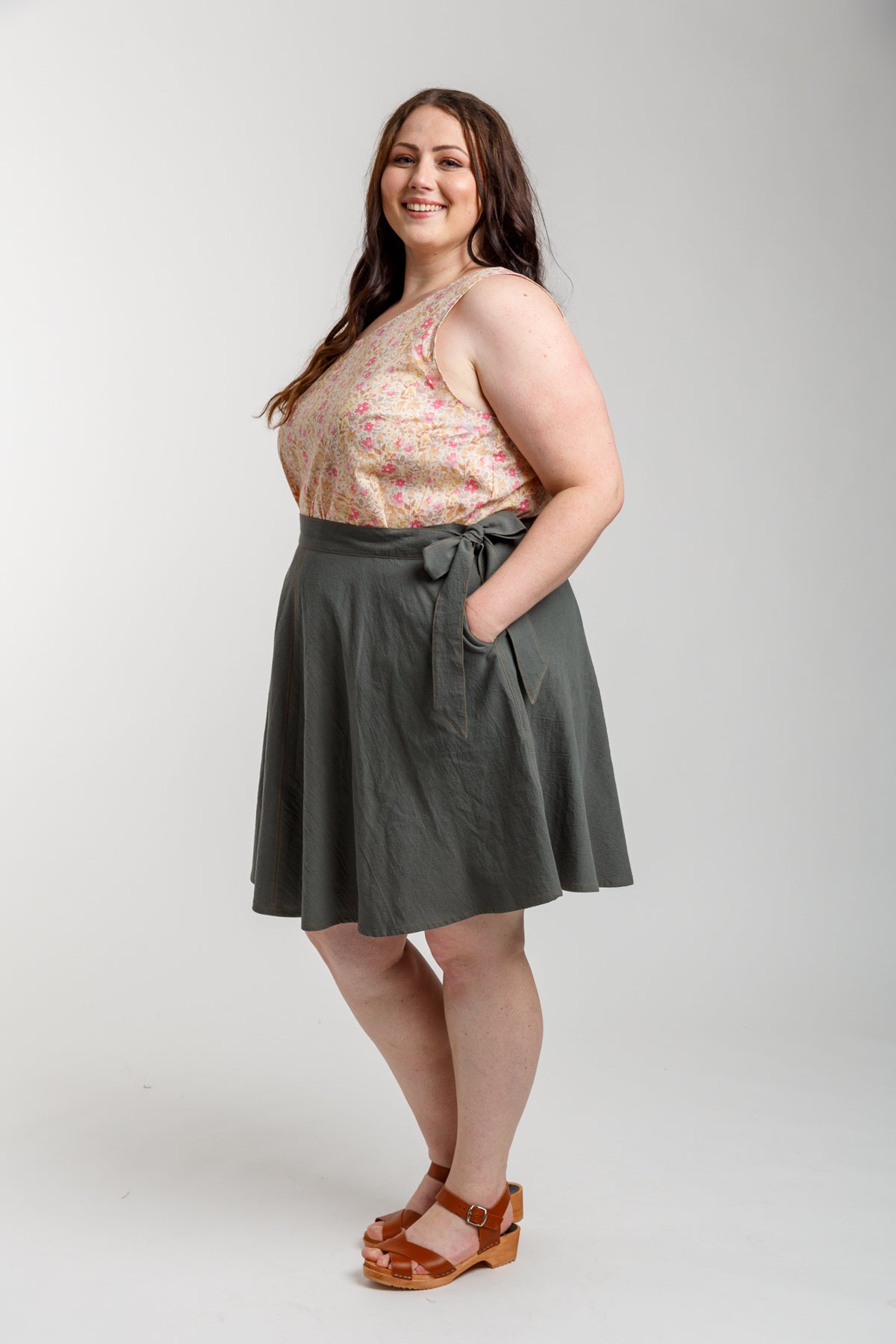 Wattle Curve Skirt Sewing Pattern | Megan Nielsen Patterns