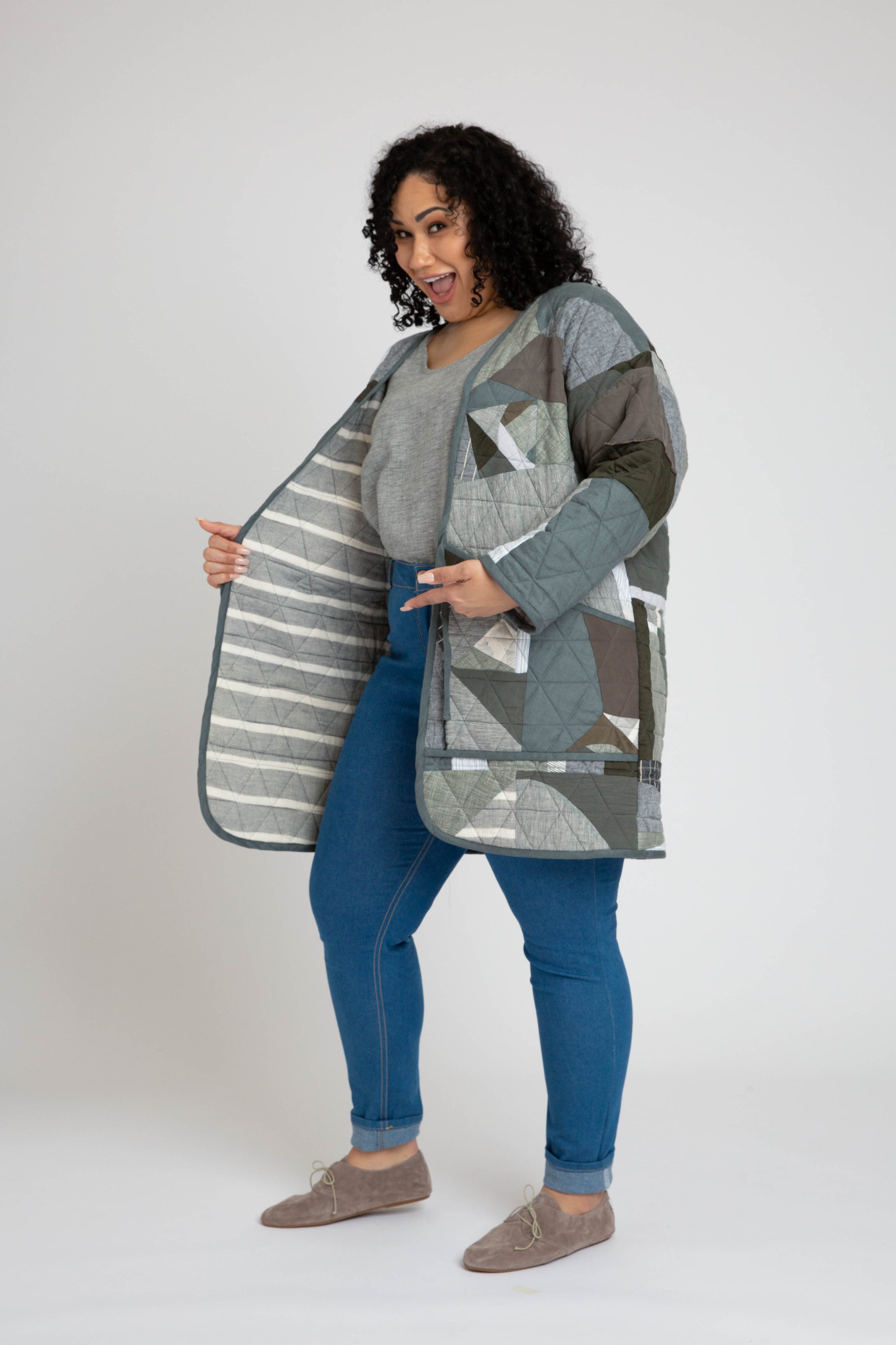 Hovea Curve Jacket & Coat Pattern