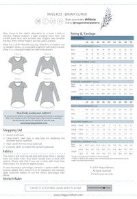 Briar Curve sweater and t-shirt pattern