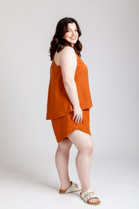 Reef Curve camisole & shorts set pattern