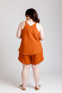 Reef Curve camisole & shorts set pattern