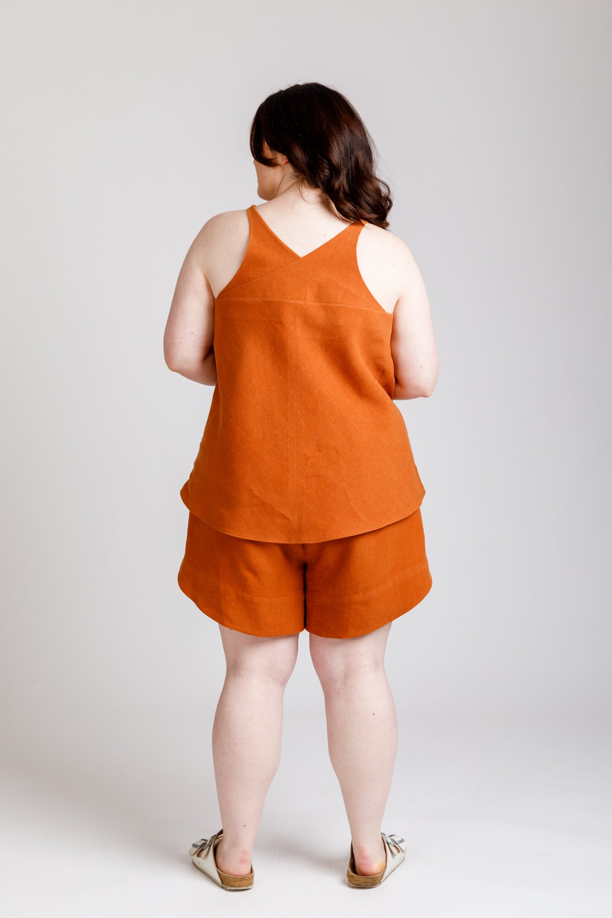 Reef Curve camisole & shorts set pattern