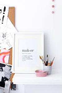 Maker Definition Print